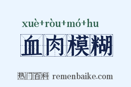 血肉模糊是什么意思的图片